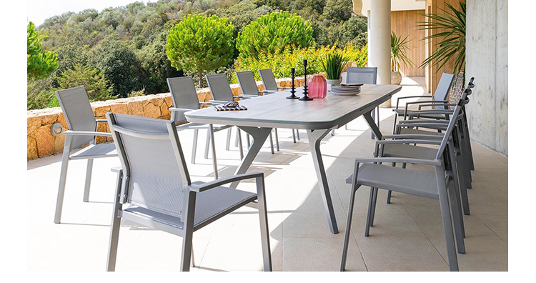 Table de jardin extensible Pulpy 