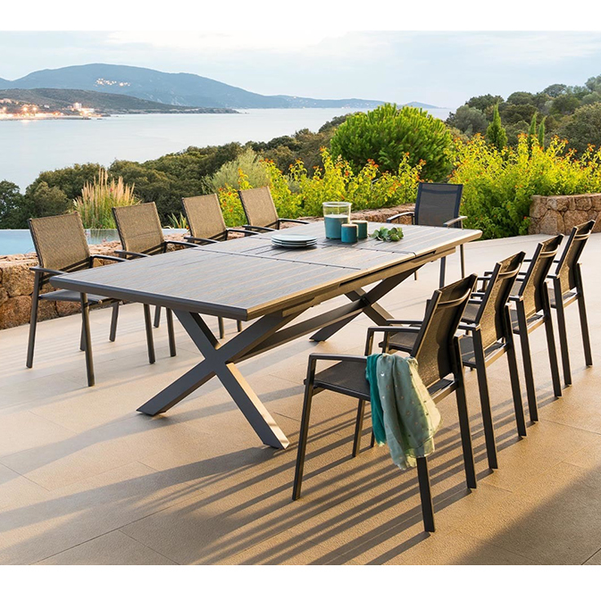 Table de jardin extensible Axiome