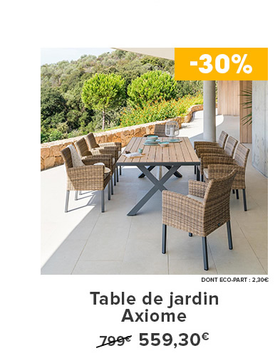 Table de jardin Axiome 559,30€