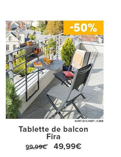 Tablette de balcon Fira 49,99€