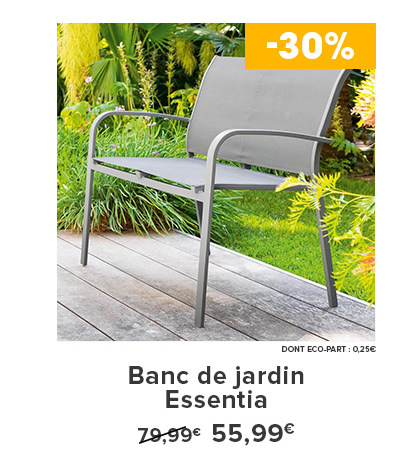 Banc de jardin Essentia 55,99€