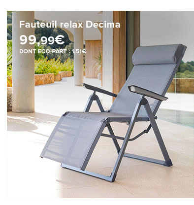 Fauteil relax Decima