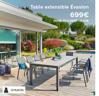 Table extensible Évasion 