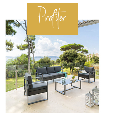 Profiter Salon de jardin