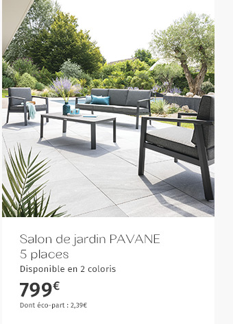 Salon de jardin PAVANE - Hespéride