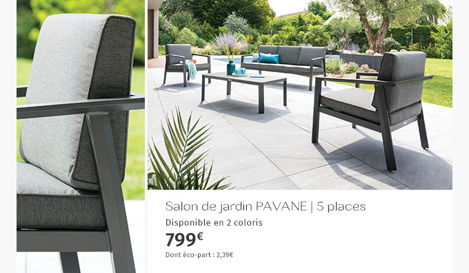 Salon de jardin PAVANE - Hespéride