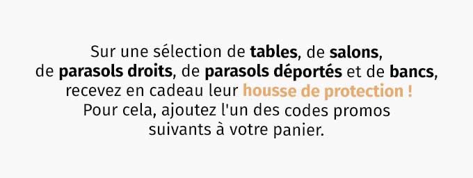 Tables de jardin - Hespéride