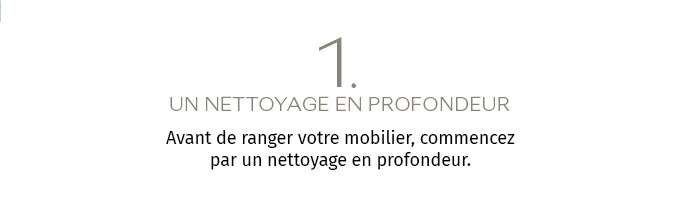 Nettoyer son mobilier