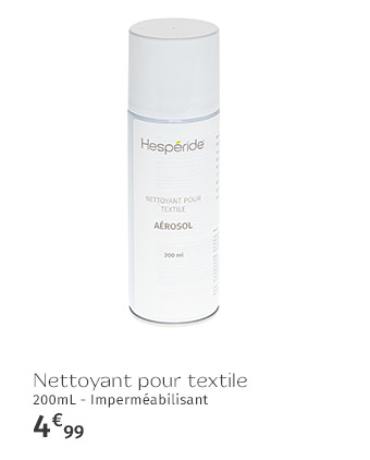 Nettoyant et imperméabilisant pour textile