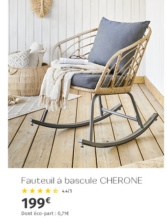 Fauteuil à bascule Cherone