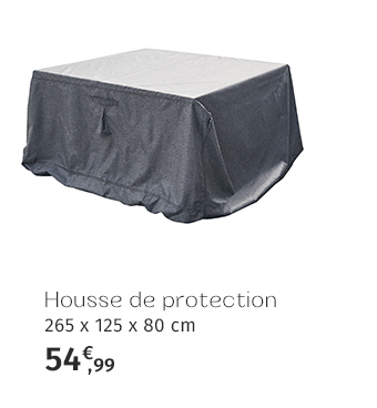 Housse de protection Hambo pour table rectangulaire L