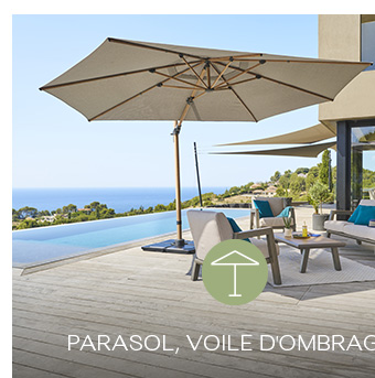 Parasol, voile d'ombrage