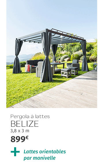 Pergola BELIZE Graphite