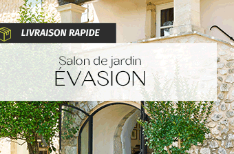 Salon de jardin ÉVASION Argile