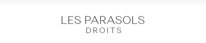 Parasols droits